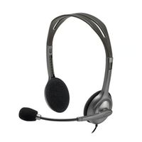 AURICULARES LOGITECH  STEREO-HEADSET  H111 / SILVER