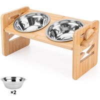 Plato Dobles Elevado para Perros