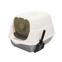 Caja de Arena Gris para Gatos