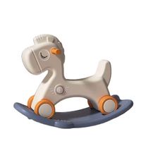 Caballito Balancín Naranja con Azul para Niños