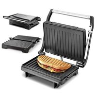 Mini Grill 2 en 1 Grill + Plancha de Asar 180° CRISPY&CO
