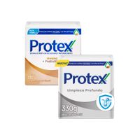 Pack PROTEX: Jabón en Barra Limpieza Profunda Pack 3x110g + Jabón en Barra Avena 3x110g