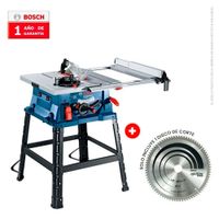 Sierra de Mesa Eléctrica Bosch 1800W GTS 254 + 1 Disco de 254mm