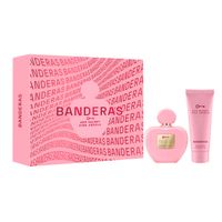 Estuche Perfume Her Secret Pink Absolu Antonio Banderas Mujer Edp 80Ml + Loción Corporal 75Ml
