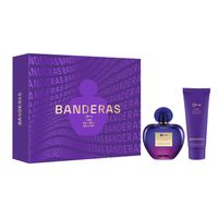 Estuche Perfume Her Secret Desire Antonio Banderas Mujer Edt 80Ml + Loción Corporal Hidratante 75Ml