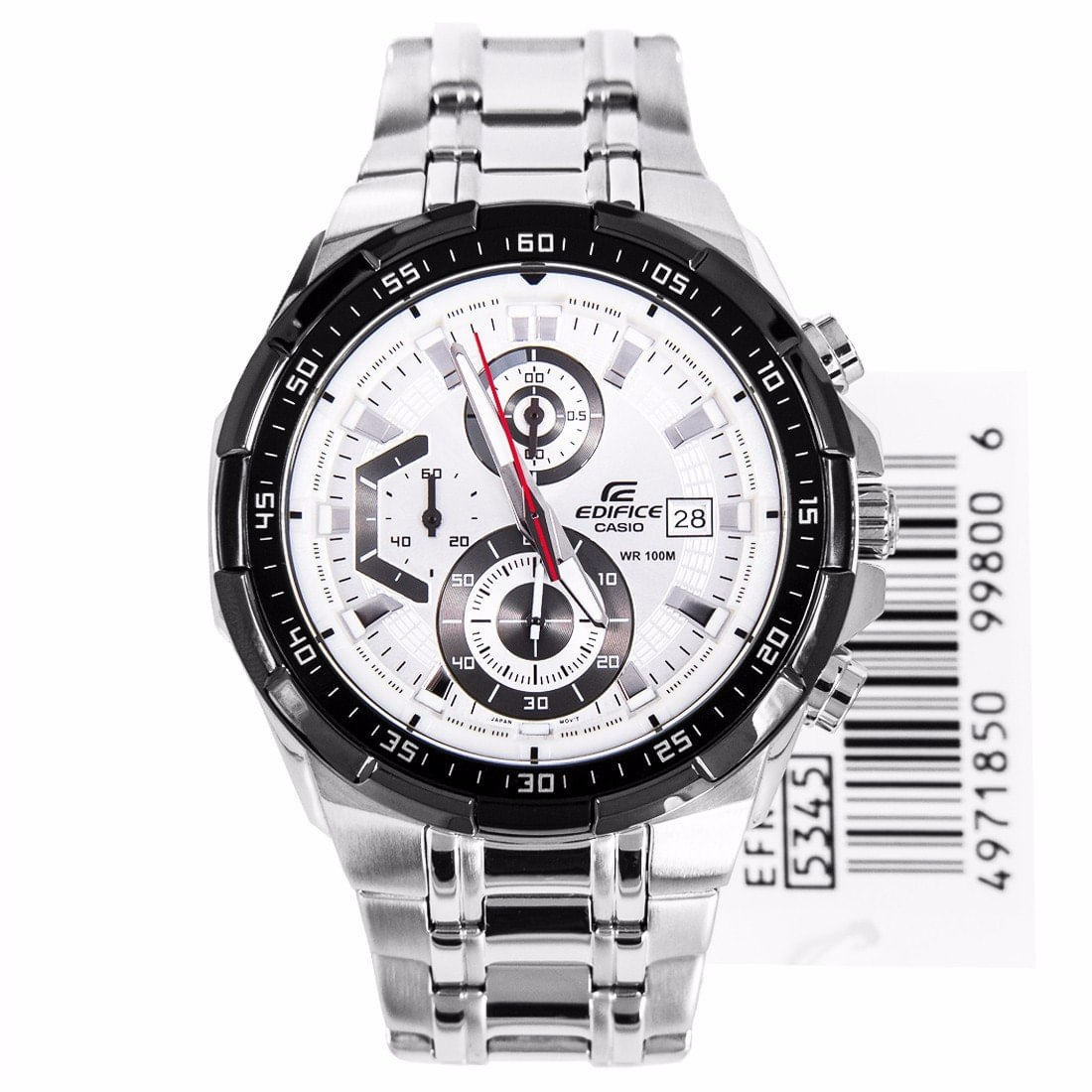 Reloj Casio Edifice Efr-539d-7av White Genuino para Caballero