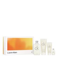 Set Perfume Ck One Calvin Klein Mujer Edt 200Ml + Body Lotion 200Ml + Shower Gel 100Ml + Ck One Edt 15Ml