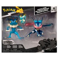 Set Figuras de Colección POKÉMON Evolución Froakie 3un