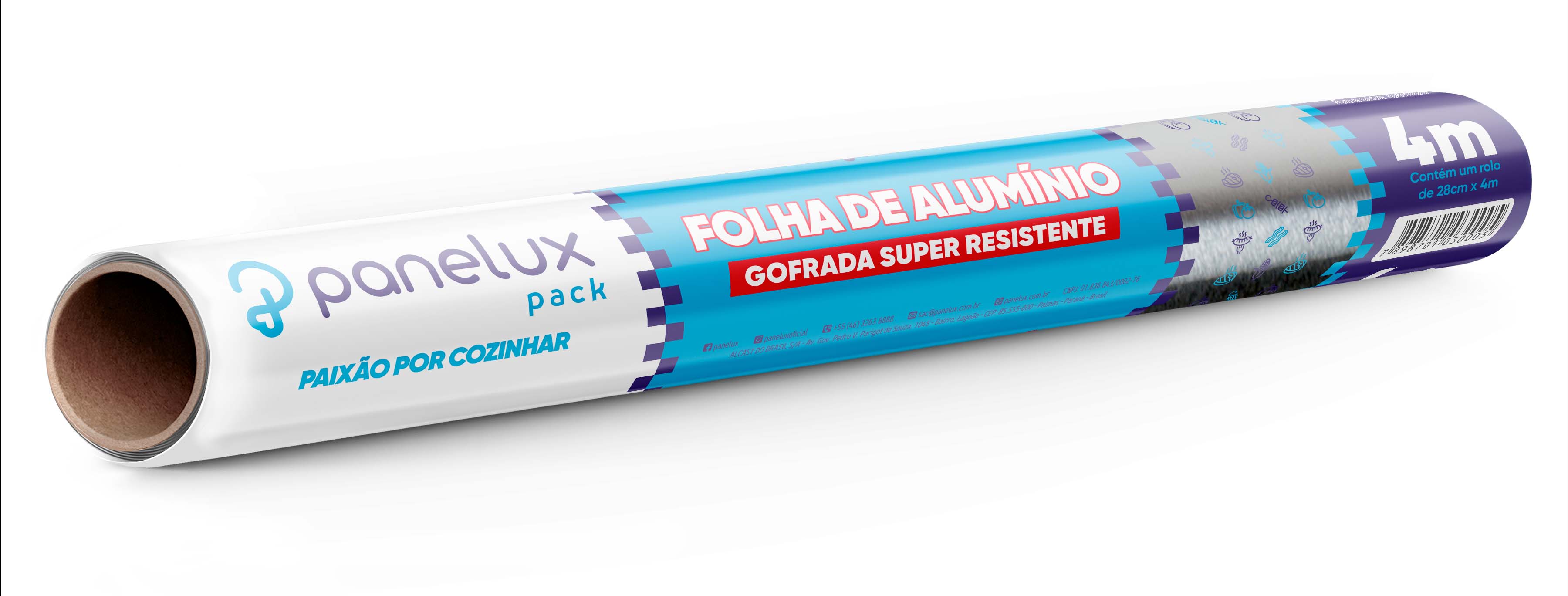 HOJA DE ALUMINIO 28CM X 4M - 9 MICRAS