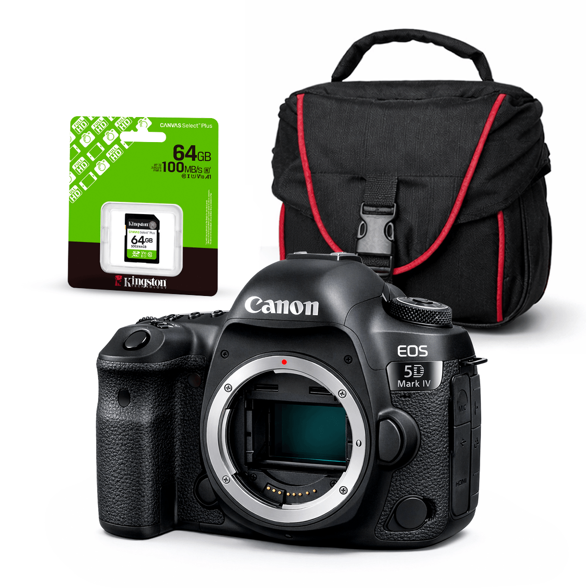 Cámara Canon EOS 5D Mark IV (Cuerpo Solo) + Kit Básico de Accesorios