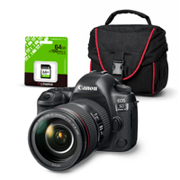 Cámara Canon EOS 5D Mark IV + Lente 24-105mm f/4L IS II USM + Kit Básico de accesorios