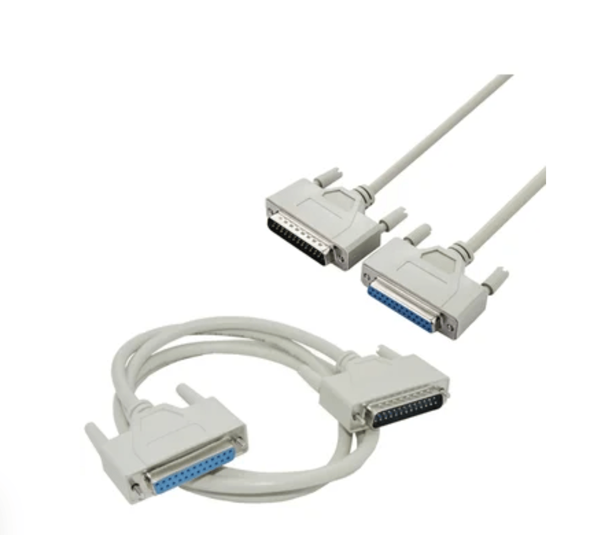 Cable extensión paralelo impresora DB25 Macho a hembra 1.5m 25 pines