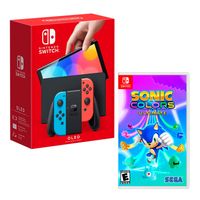 Consola Nintendo Switch Modelo Oled Neon + Sonic Colors