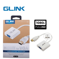 Adaptador Convertidor Hdmi A Vga Glink Audio 1080p Gl-001