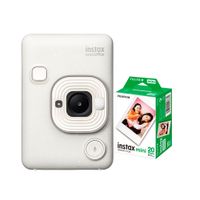 Camara Fujifilm Instax Mini LiPlay white+ Pelicula x20