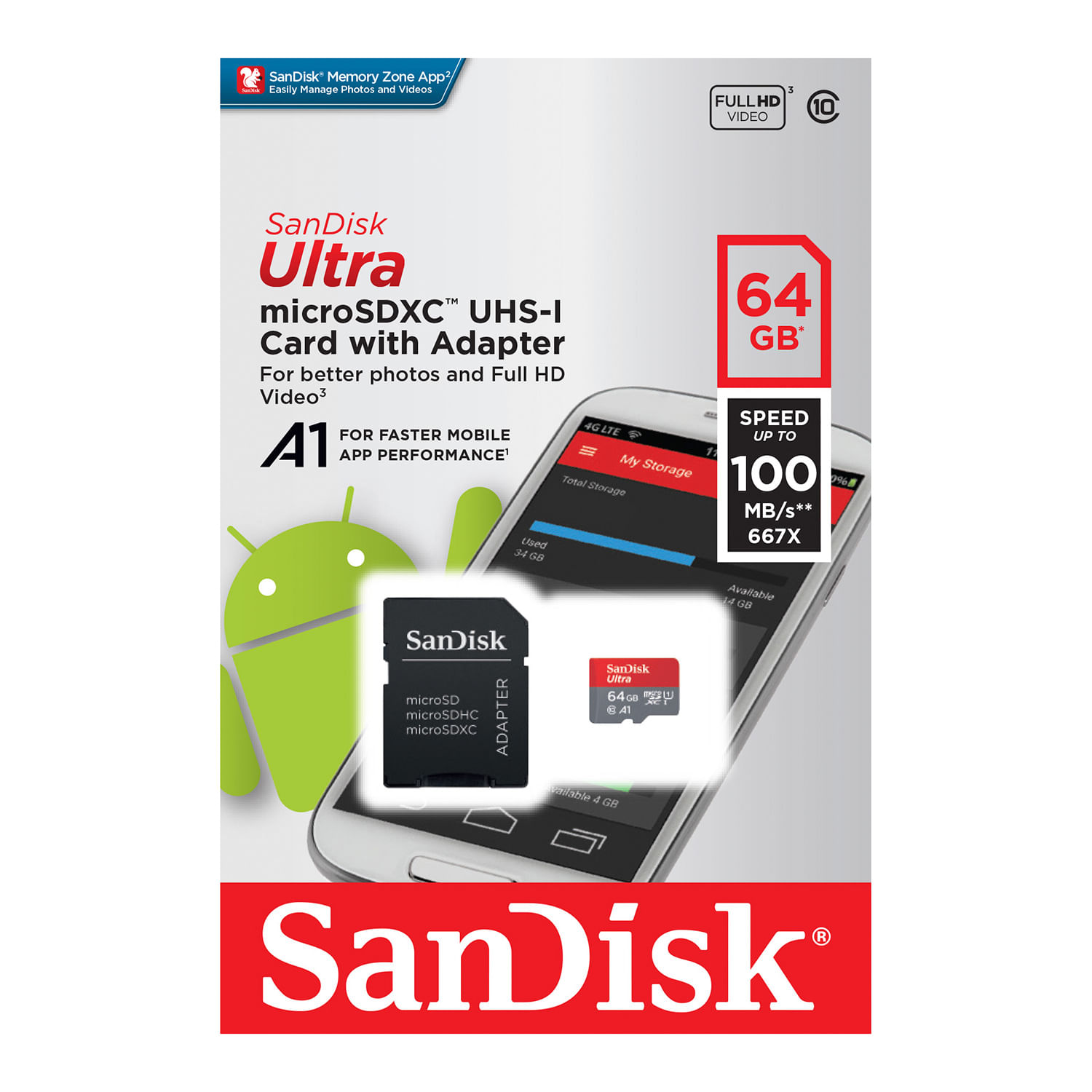 Memoria Sandisk Ultra Micro SDXC 64GB UHS-I