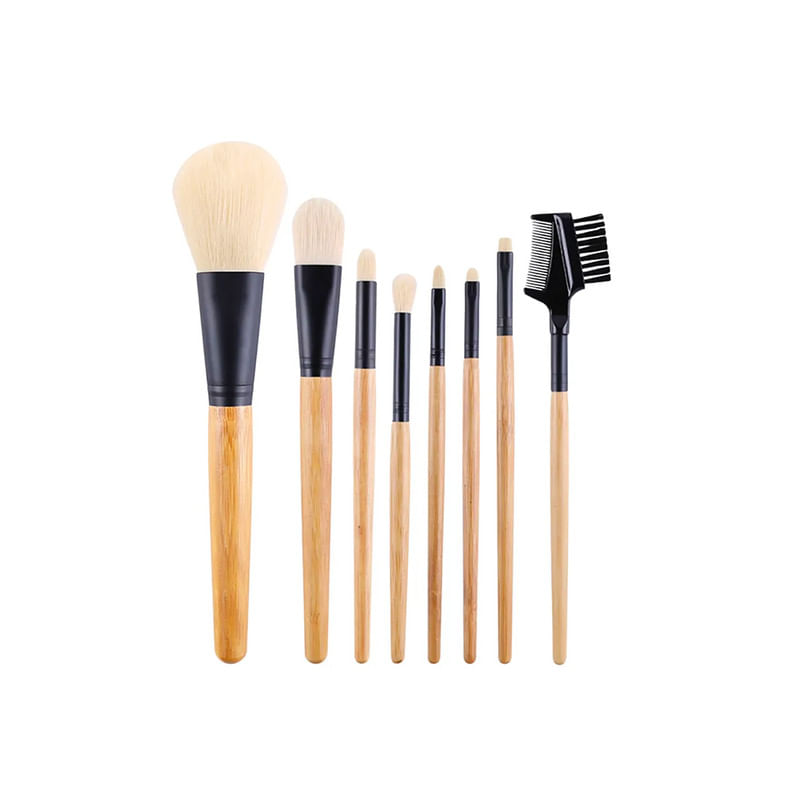Set de Brochas Profesionales de Bambú 8Unid SATINE