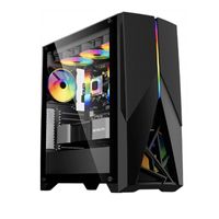 Case Gamer Teros TE-1174N TE1174N Mid Tower Negro USB 3.0 USB 2.0 Audio