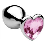 Dilatador Plug Anal Corazón Rosa Talla M