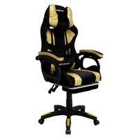 Silla Gamer Extingtion Sapp Gamuza-Cuerina Color Dorado