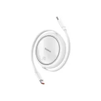 Baseus Cable Retráctil Free2Pull USB-C 100W Blanco