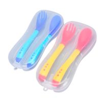 Duo Pack Cubiertos Baby Froggie Sensoriales A+A Multicolor Bebe