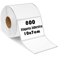 Rollo 800 Etiquetas Termica Adhesiva 10x7cm