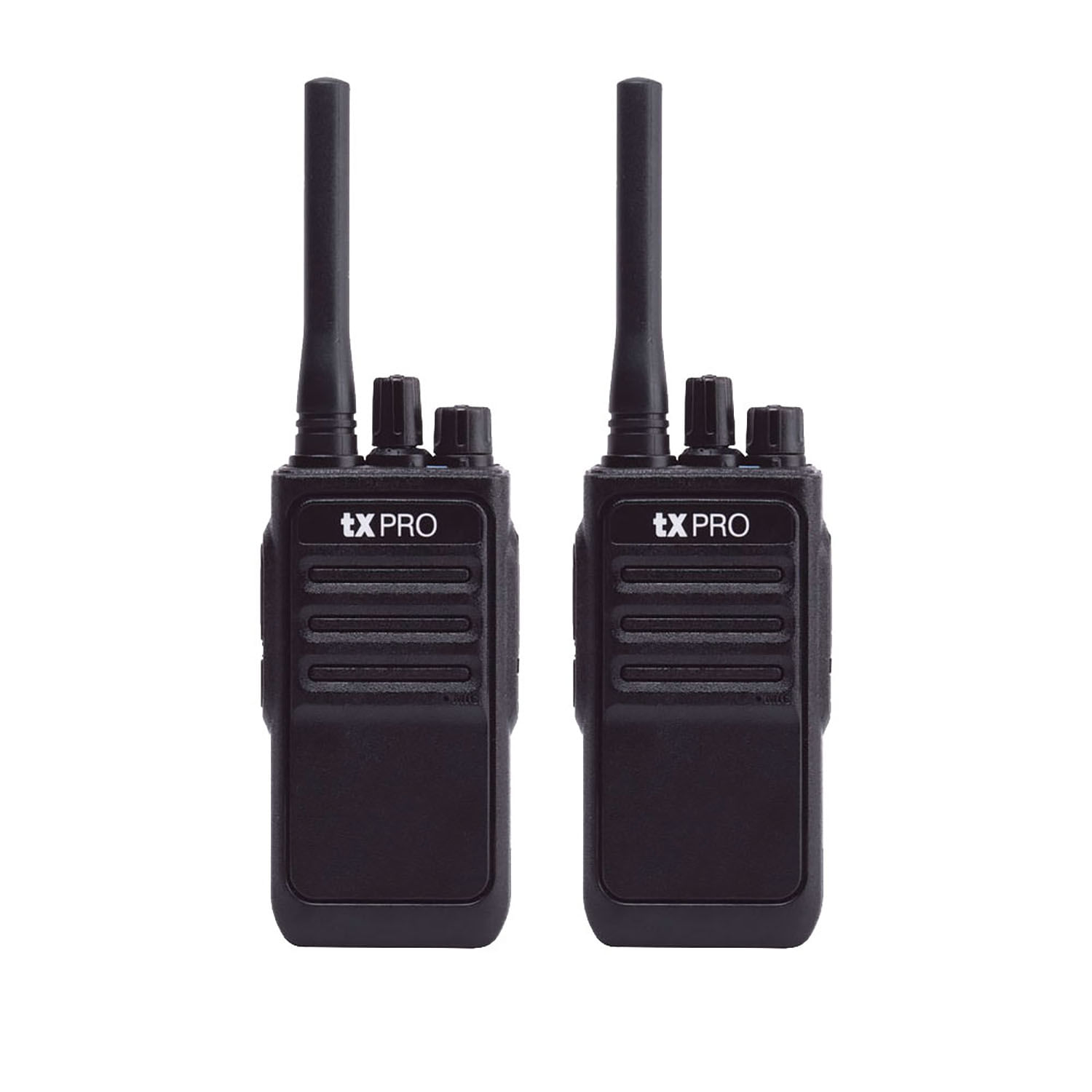 Duo Pack Radios Portátil TX320 UHF 400-470 MHz 16 canales Función Vox