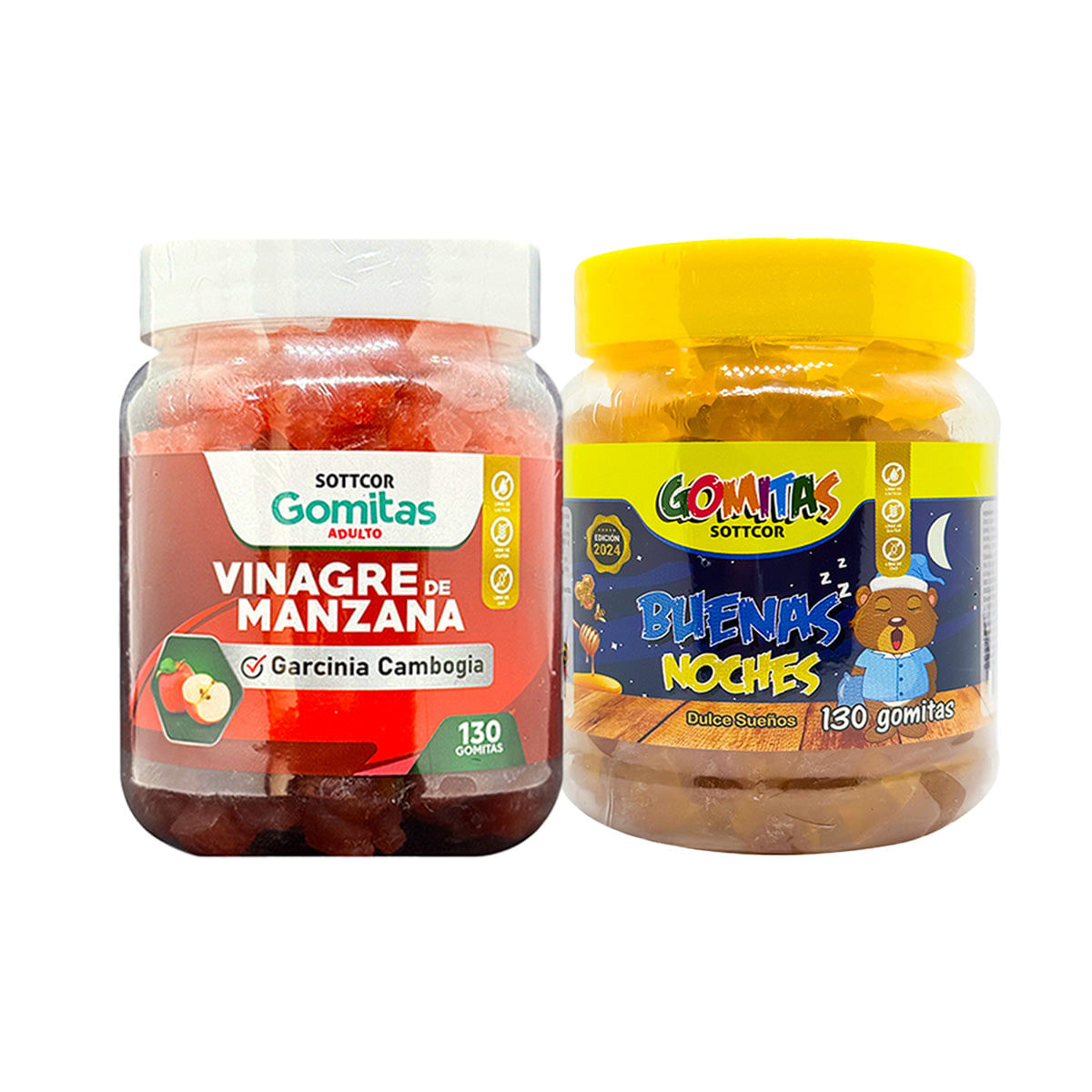 Gomitas Adulto Vinagre de Manzana + Buenas Noches Niños
