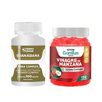 Guanabana Complex Antioxidante Natural 100 Cap - Dermo Sumak|Gomitas de Vinagre de Manzana
