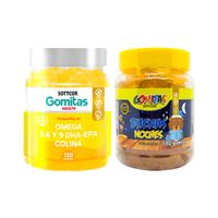 Gomitas Omega 3 + Gomitas Buenas Noches Para Niños