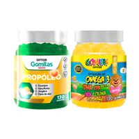 Gomitas Adulto Propolio + Gomitas Omega para Niños