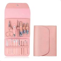 Set Manicura Pedicura En Acero Inoxidable 16 Piezas