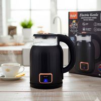Hervidor Eléctrico Raf  R7411 Acero Inoxidable 2l Negro