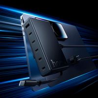 Hoco C151 Cargador Regleta 7 En1 Tipo-c Y Una Usb-a 50w Gan