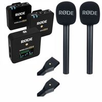 Rode Wireless Go Ii 2-personas + 2 Rode Interview Go Adaptad
