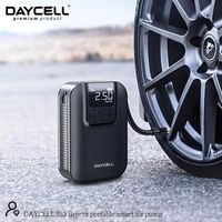Inflador Portatil Llantas Compresor Digital Moto Carro Pelot Negro Monofásica