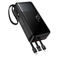 Hoco Power Bank 30.000 Mah Carga Rápida 22.5w Con 4 Cables