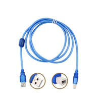 Cable Para Impresora Escaner Usb 2.0 5 Metros - Azul