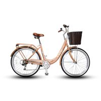 BICICLETA DE PASEO JAFI SELENE 7V ARO 26 MARRON