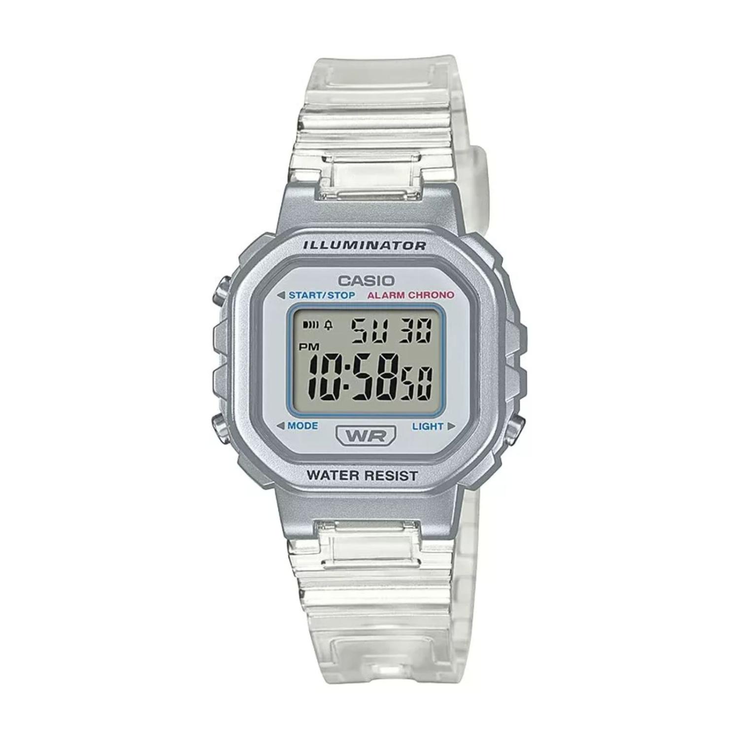 Reloj Casio La-20Whs-7A Mujer Transparente