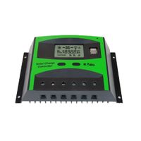 Regulador controlador de carga solar KAZO PWM 50A 12v/24v 2 USB LCD
