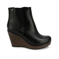 Botin Chelsea Casual LINDA-2614 Negro Viale Cuero