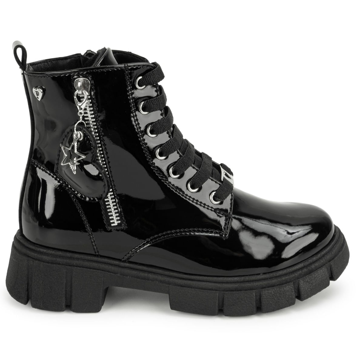 Botin Derby Casual LIA-2610 Negro Piazza Kids
