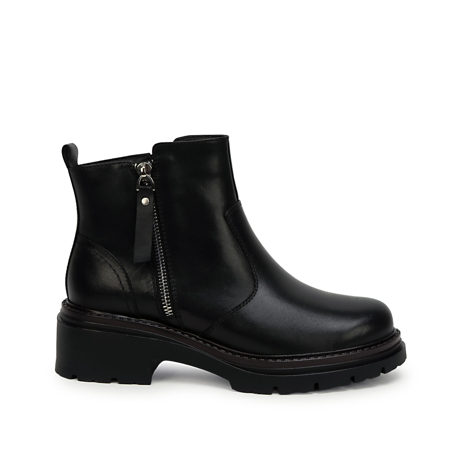 Botin Chelsea Casual FER-2639 Negro Viale Cuero
