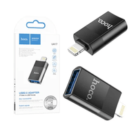 ADAPTADOR OTG LIGHTNING MACHO A USB 2.0 HEMBRA HOCO UA17 IPHONE