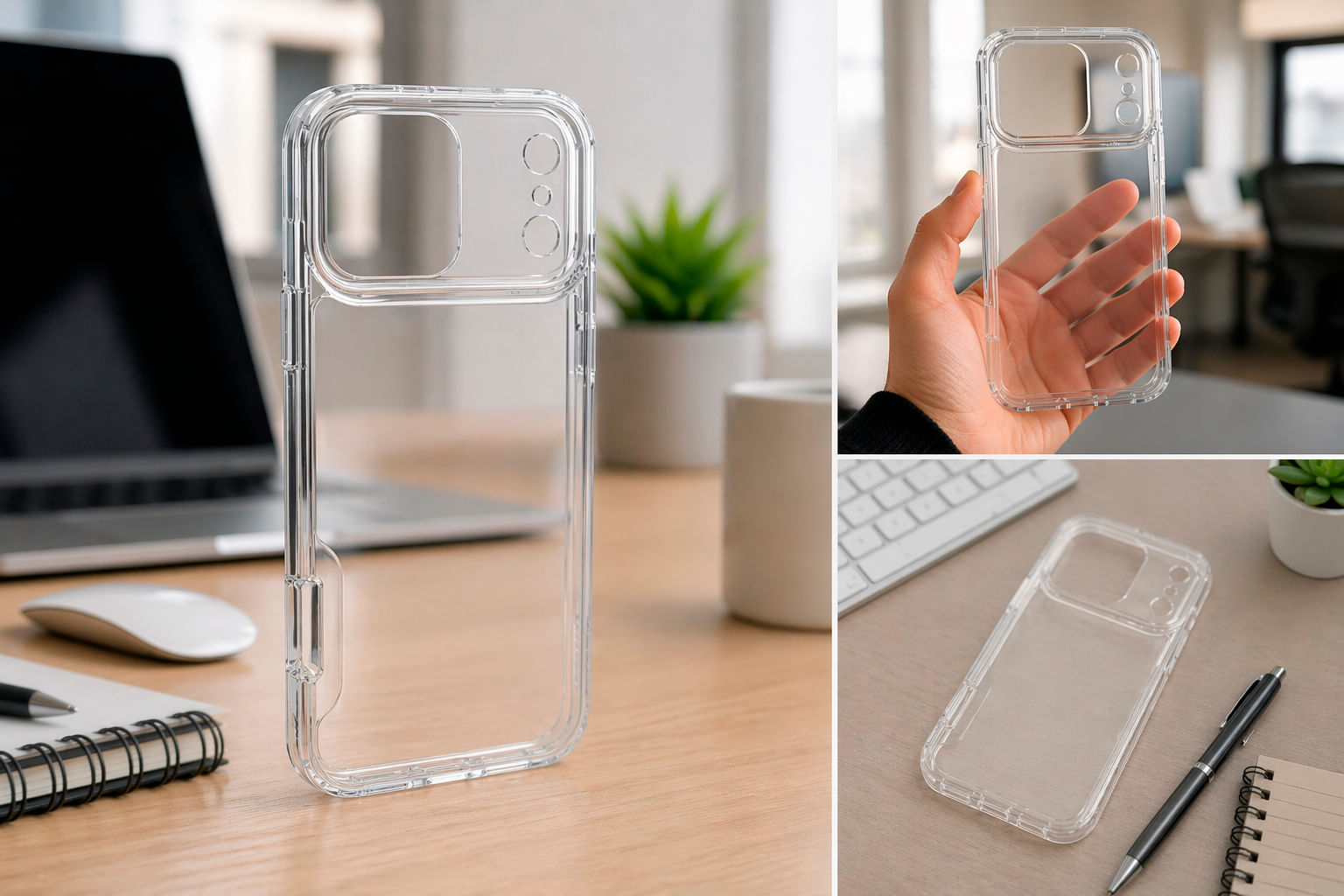 CASE FUNDA IPHONE 17 PRO MAX ANTISHOCK ACRILICO