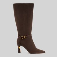 Botas Mujer Hebilla Malabar Collection Taupe