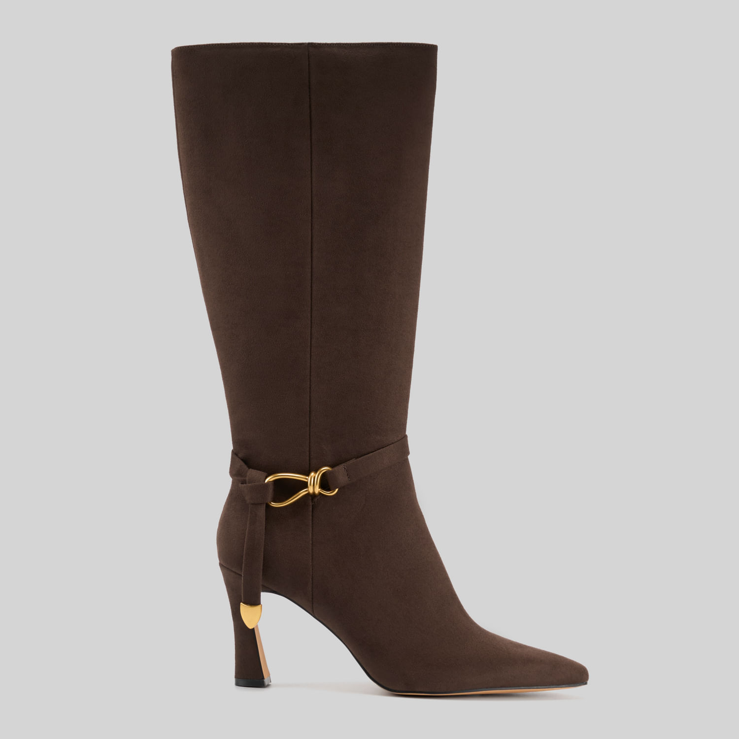 Botas Mujer Hebilla Malabar Collection Taupe