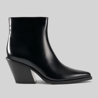 Botines Mujer Punta Malabar Negro